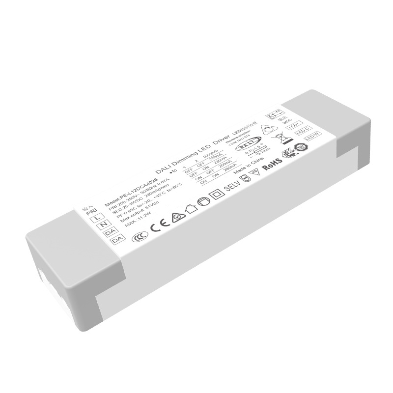 Driver LED reglabil DALI CCT cu curent constant de 12 W