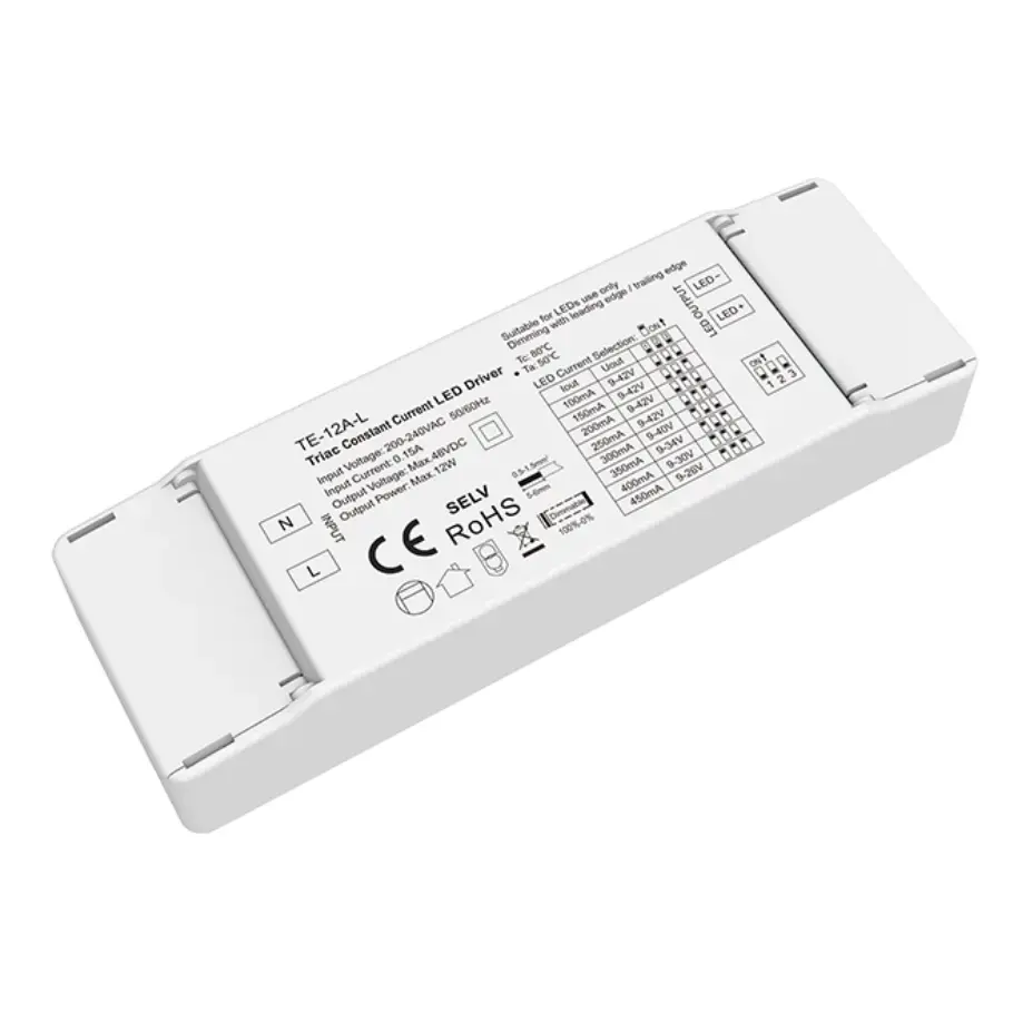 Driver LED de 12W cu curent constant Triac Dimming