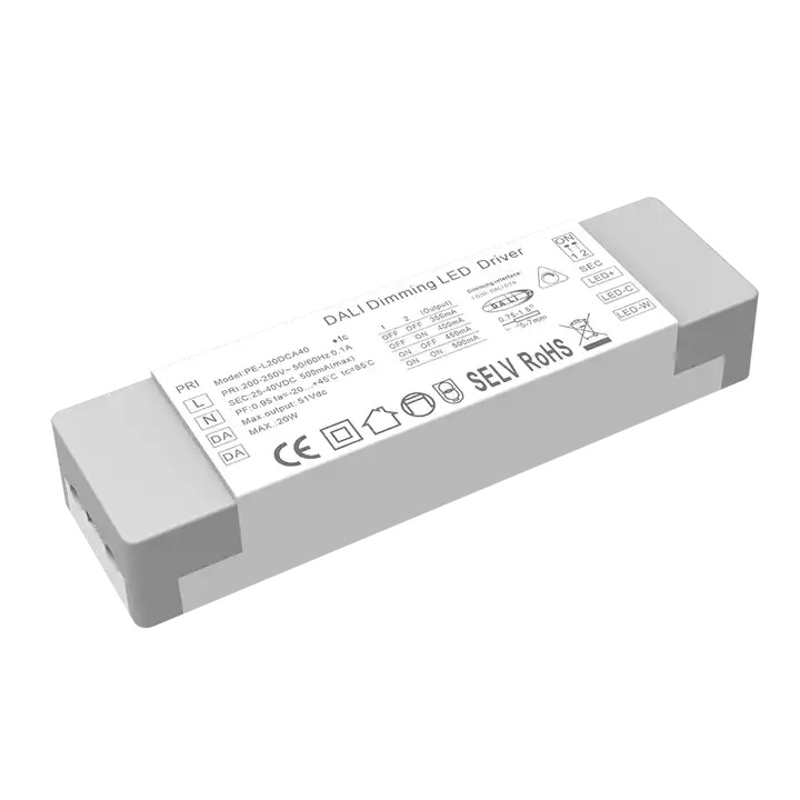 Driver LED reglabil DALI CCT cu curent constant de 20 W