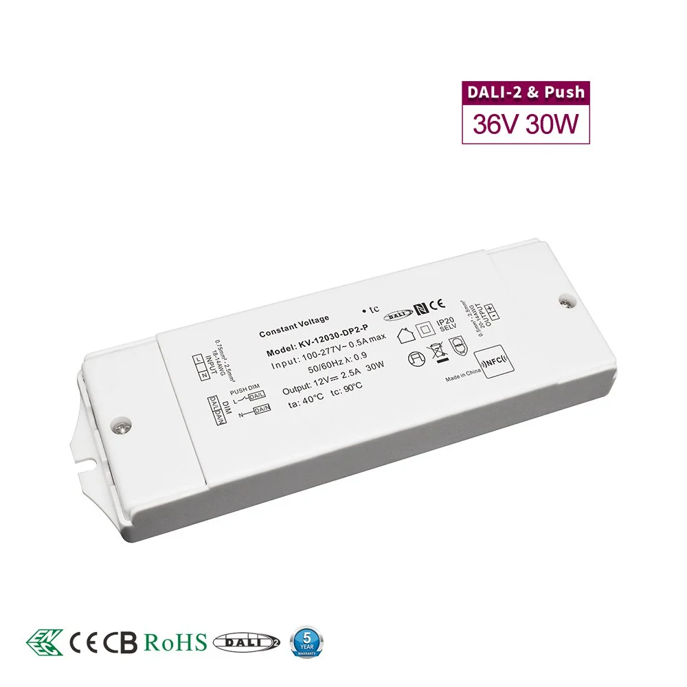 36V tensiune constantă 30W DALI driver LED reglabil