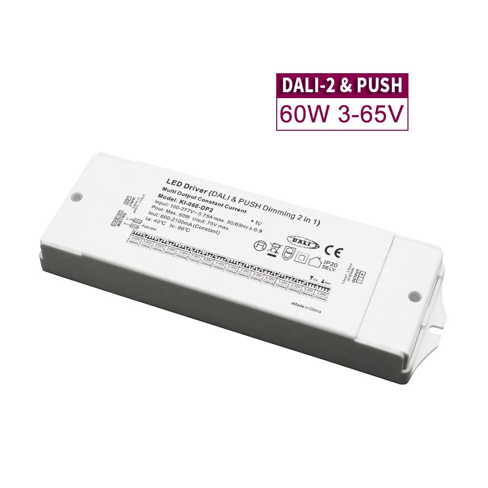 Driver LED CCT cu reglaj DALI de curent constant de 60 W