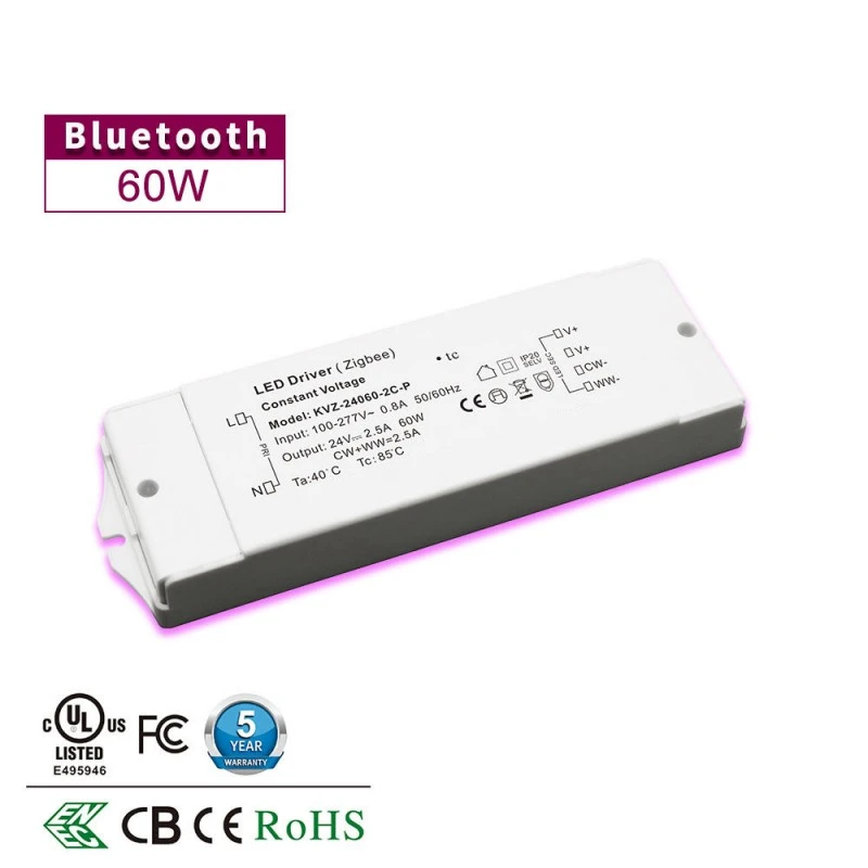 Driver LED cu reglaj wireless Zigbee de 60 W