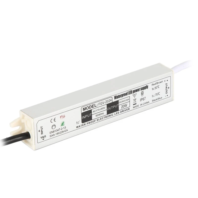 Sursă de alimentare cu comutare din aluminiu pentru driver LED impermeabil IP67