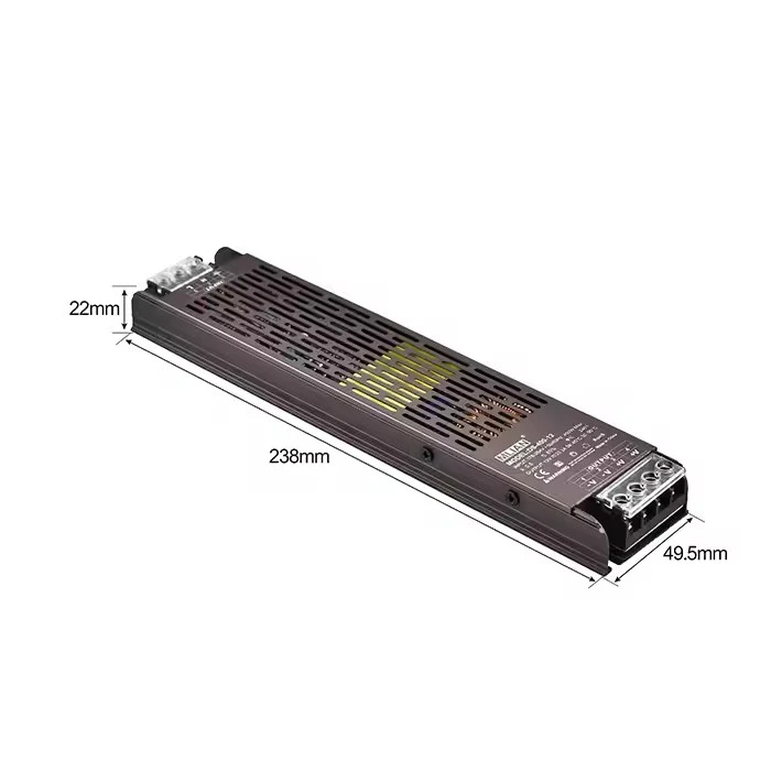 Sursă de alimentare cu comutare cu o singură ieșire de 100 W 12 V/24 V ultra subțire sau subțire